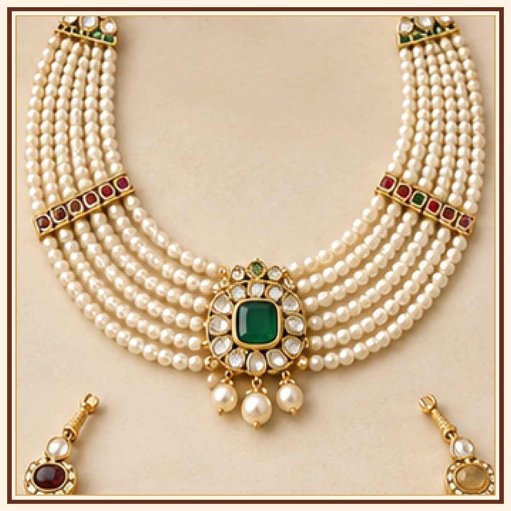 Kalpavriksha Moti-Style Necklace Heritage Edition