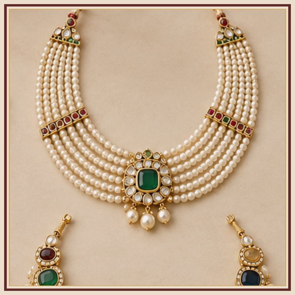 Kalpavriksha Moti-Style Necklace Heritage Edition