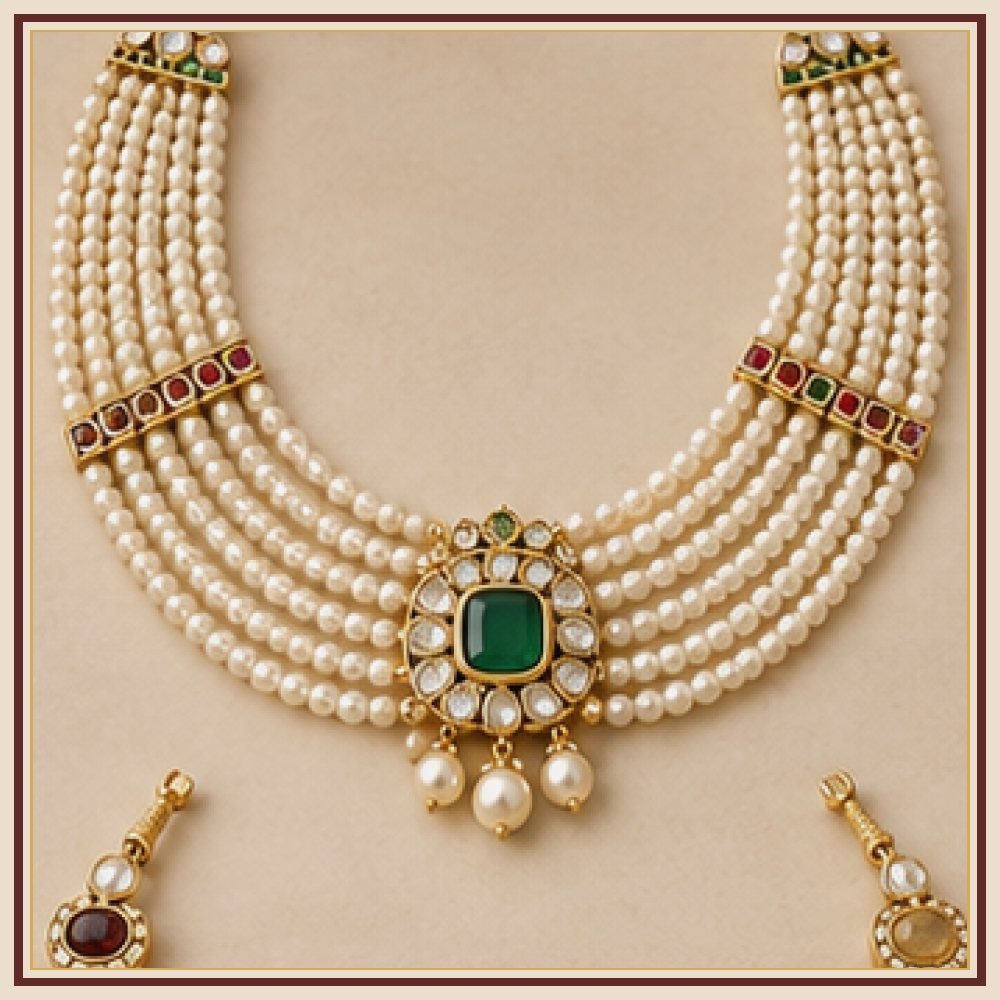Kalpavriksha Moti-Style Necklace Heritage Edition