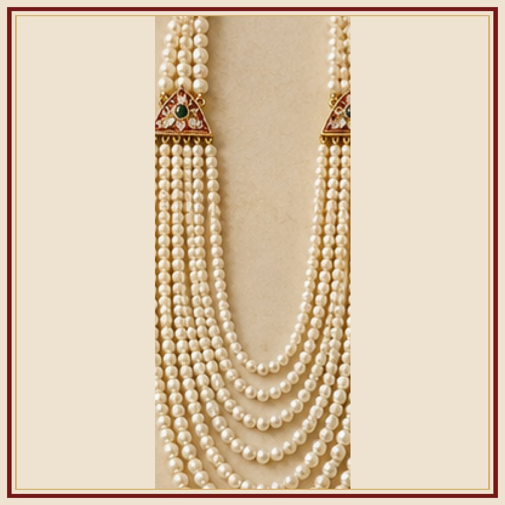 Kamal Rani Moti Pendant Mala