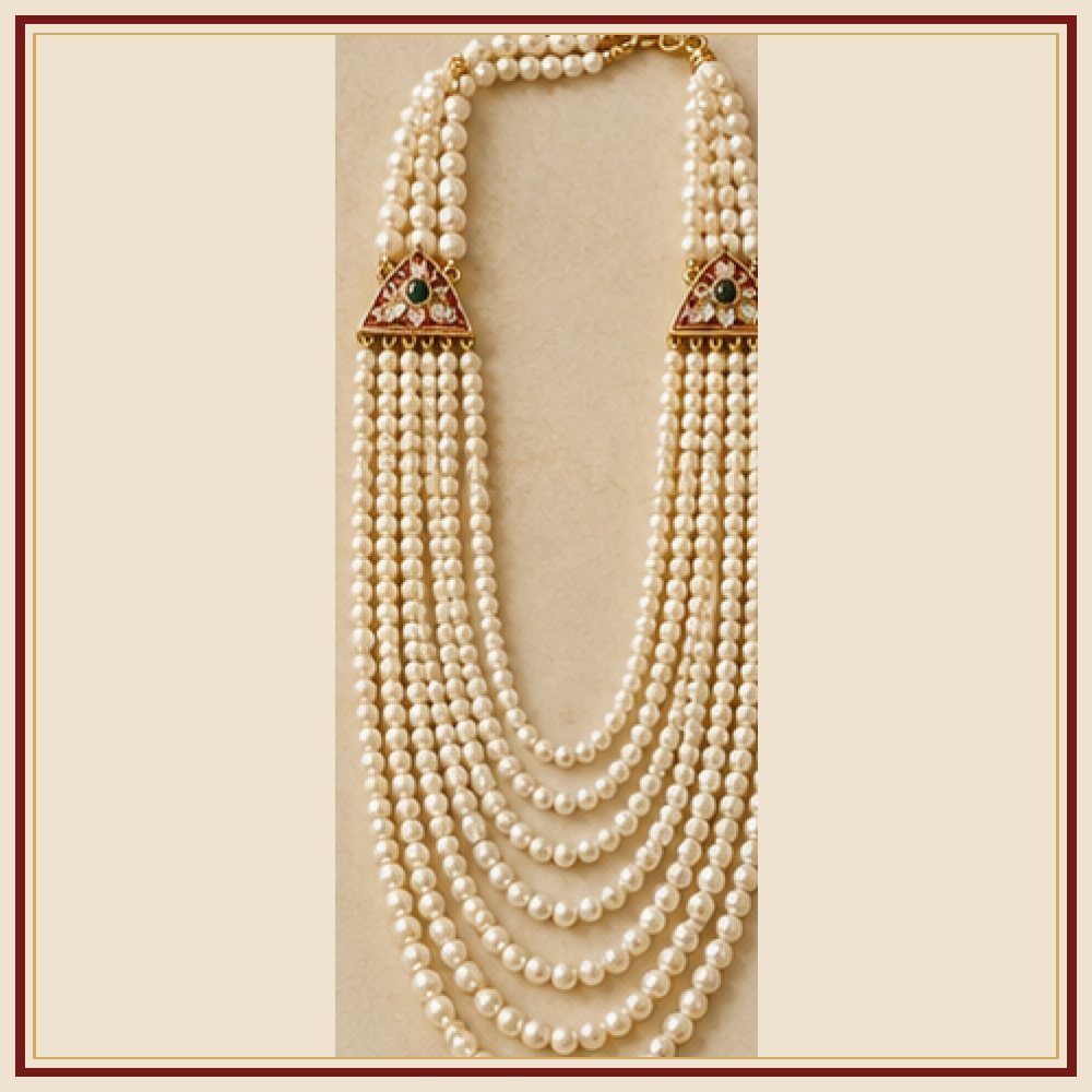 Kamal Rani Moti Pendant Mala