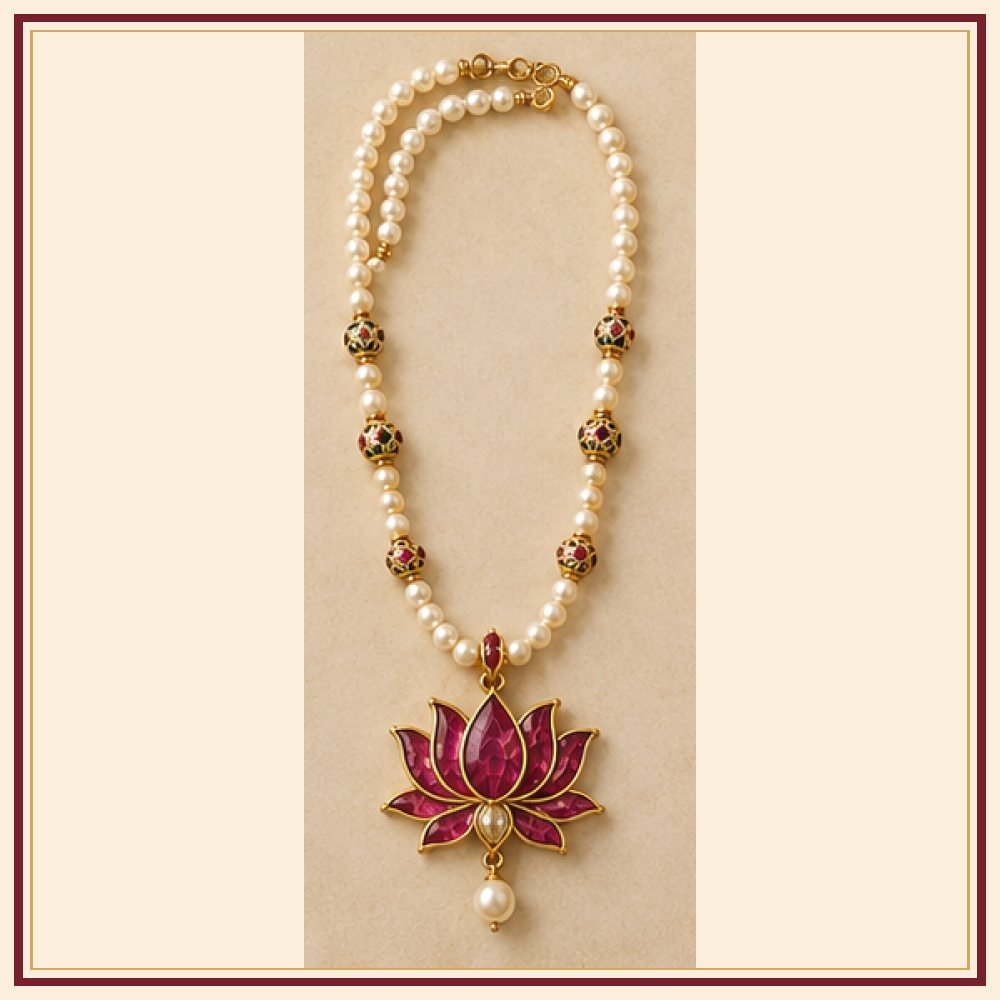 Kamal Sarovar Moti-Style Rani Haar Heritage Edition