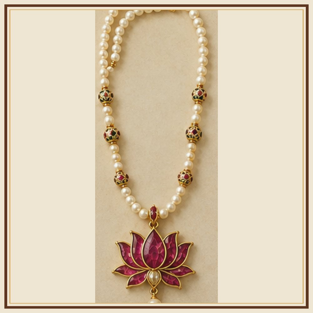 Kamal Sarovar Moti-Style Rani Haar Heritage Edition