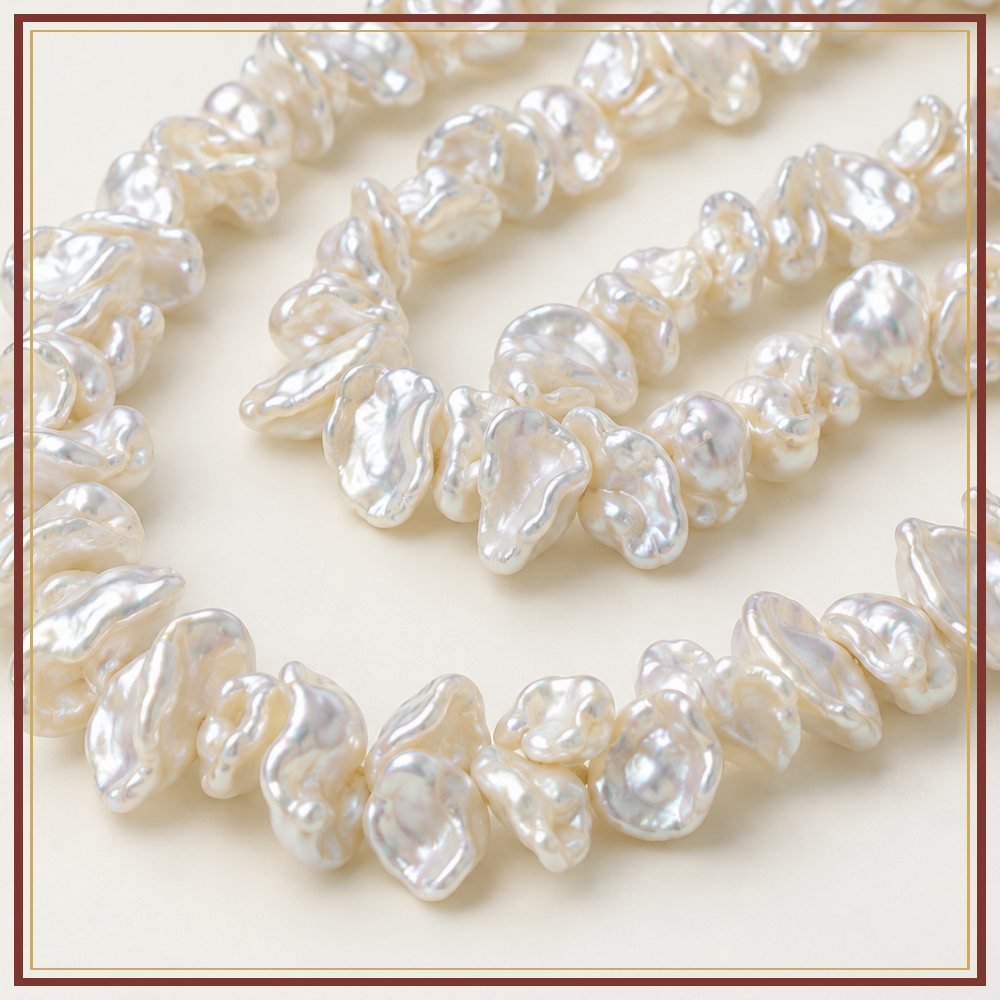 Keshi Pearl String – 5–7 mm