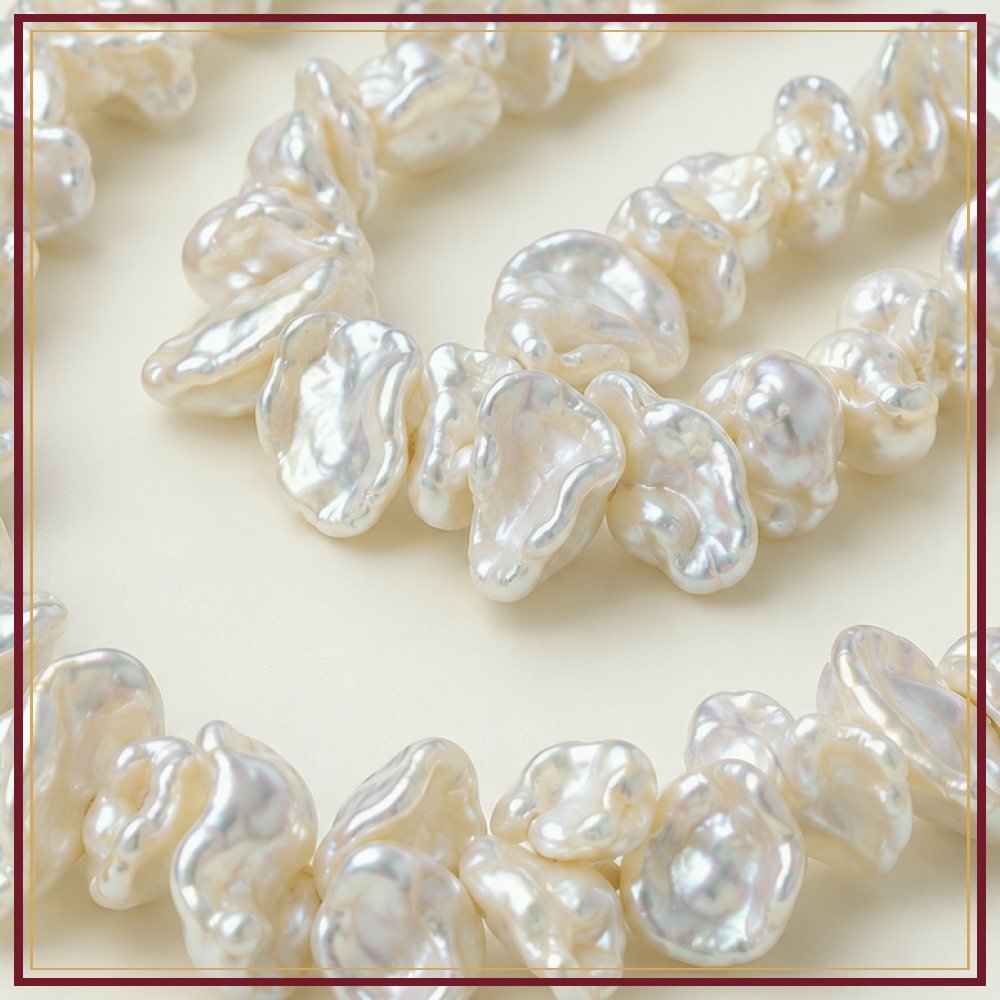 Keshi Pearl String – 9–12 mm