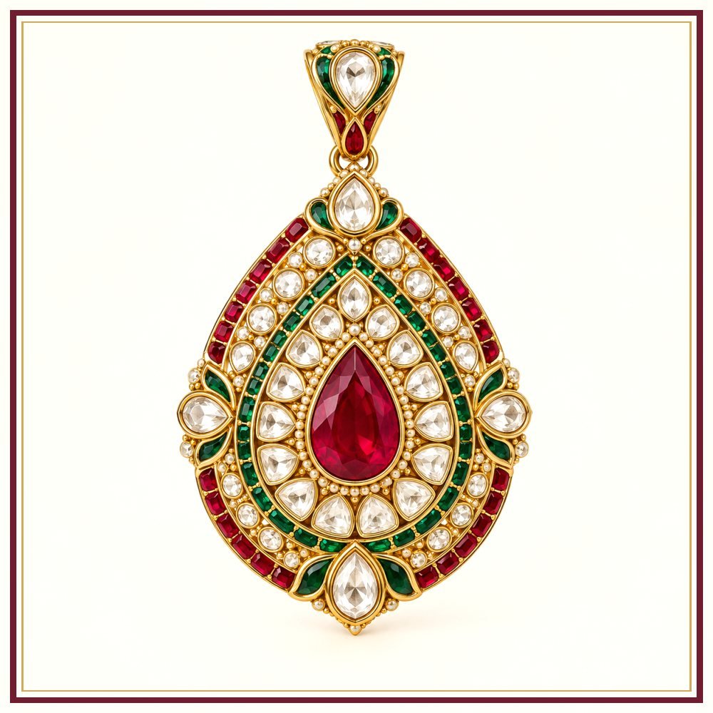 Leheriya Hathphool Hand Ornament
