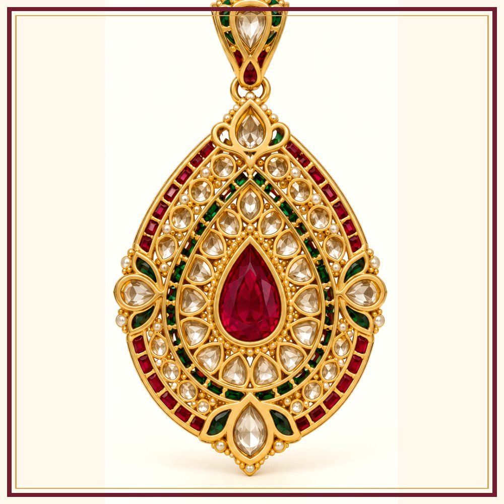 Leheriya Hathphool Hand Ornament