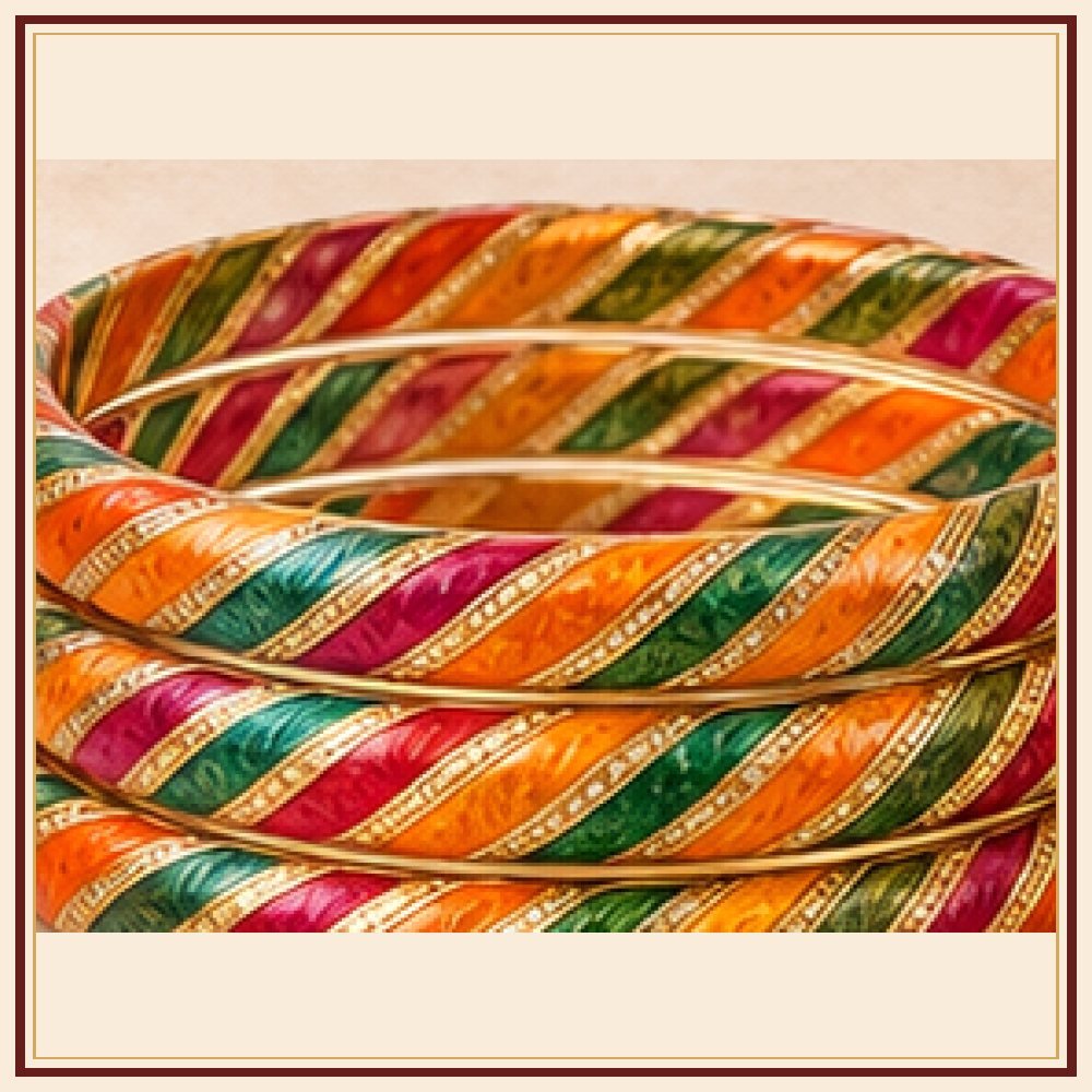 Leheriya Meenakari Kada Heritage Edition