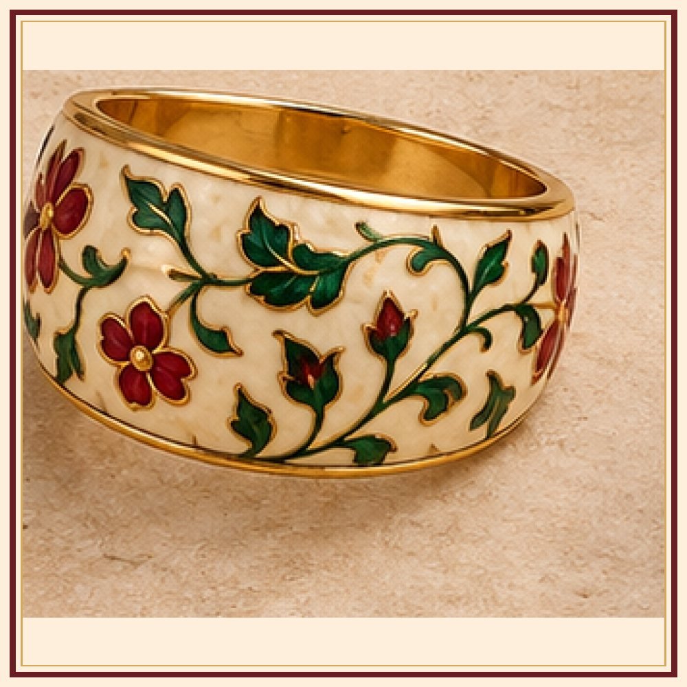 Leheriya Meenakari Ring Heritage Edition