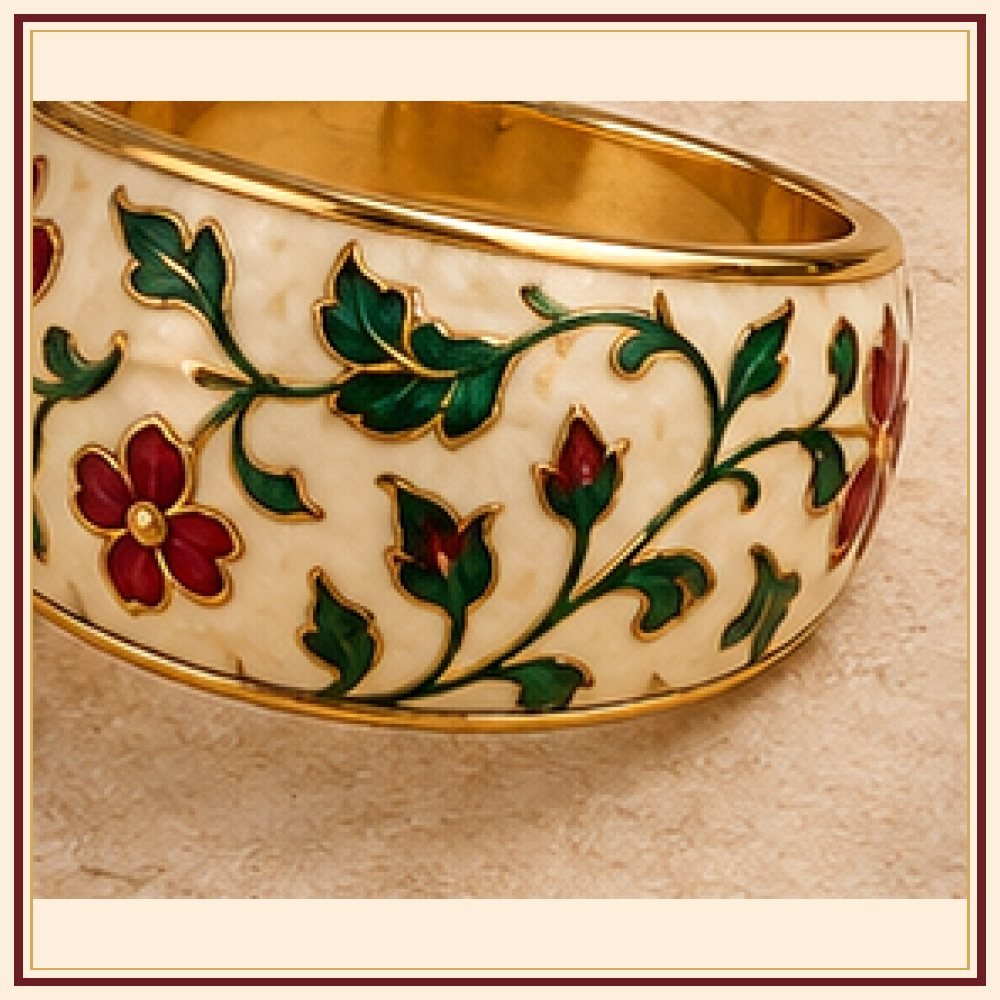 Leheriya Meenakari Ring Heritage Edition