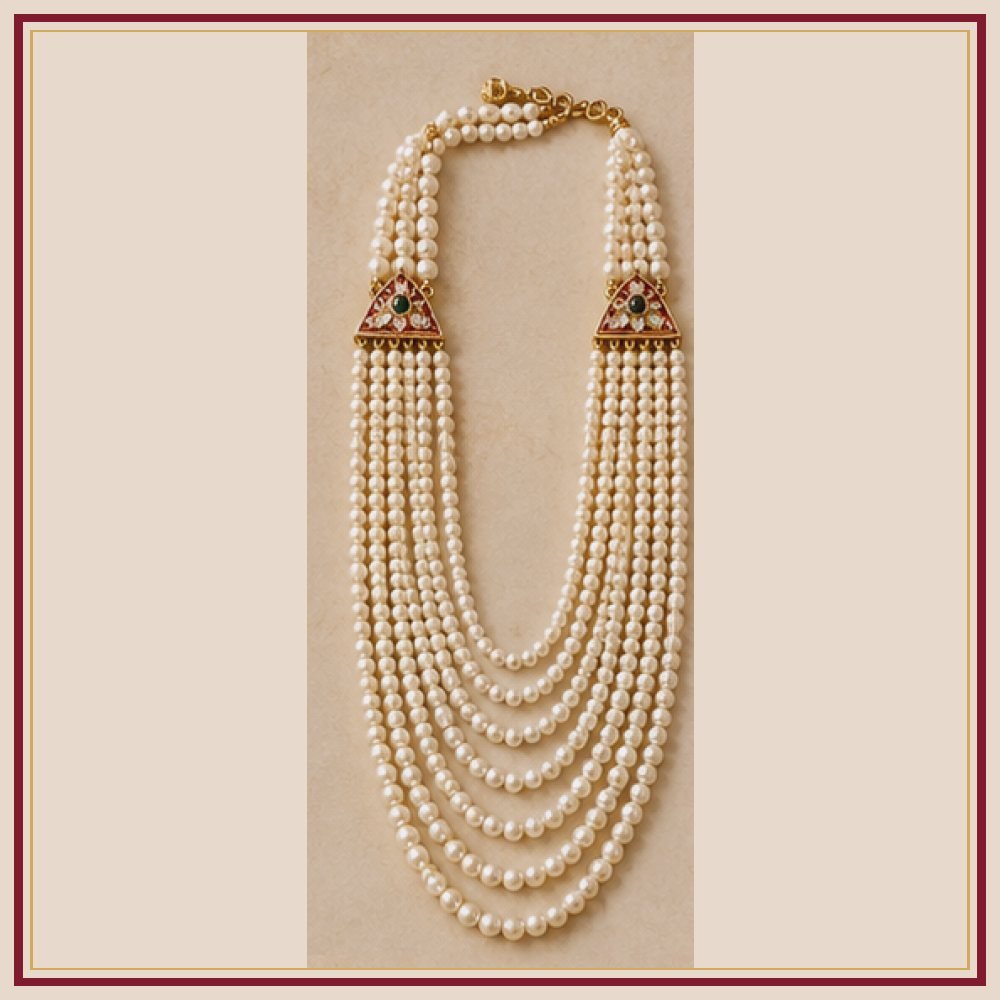 Leheriya Moti-Style Rani Haar Heritage Edition