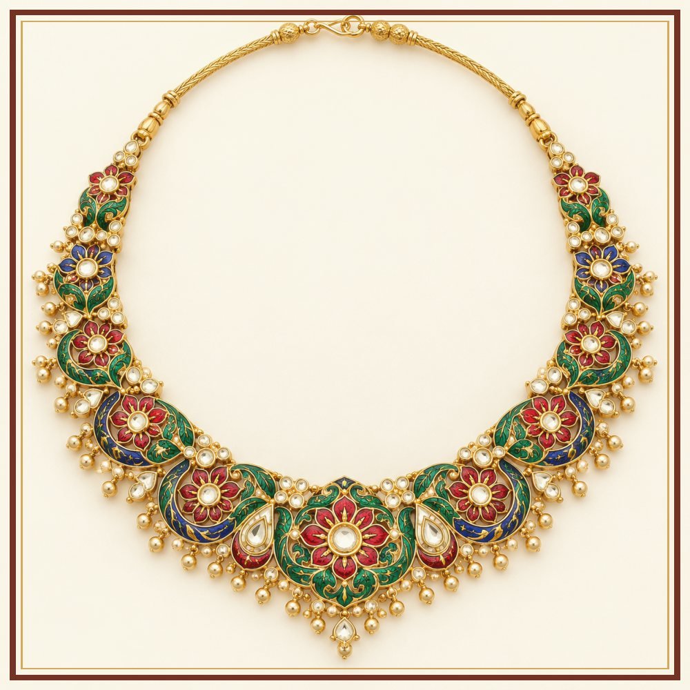 Leheriya Rajasthani Bridal Jewellery Set