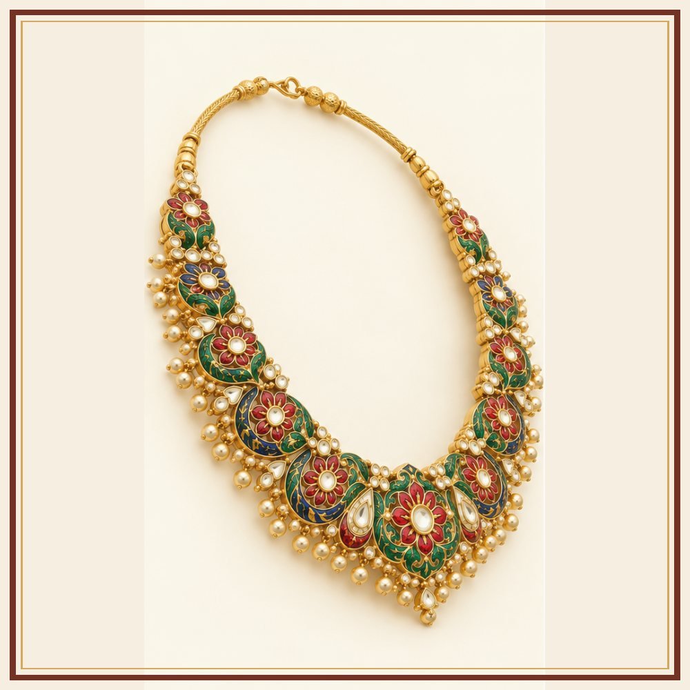 Leheriya Rajasthani Bridal Jewellery Set