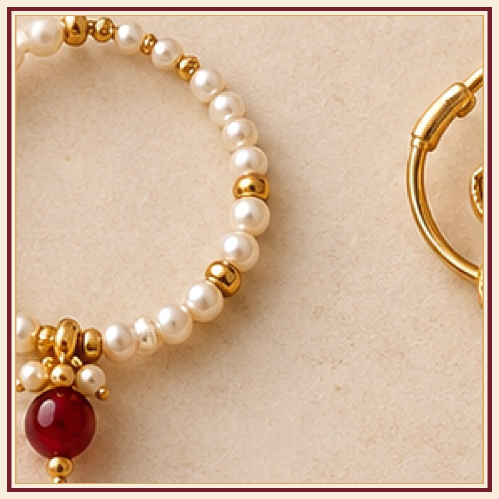 Maru Jhalar Bullak-Style Nose Ornament