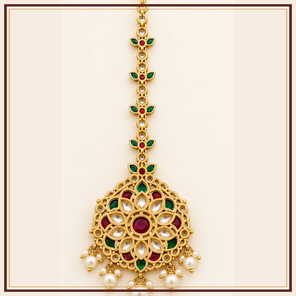 Maru Tara Borla Rakhdi Headpiece