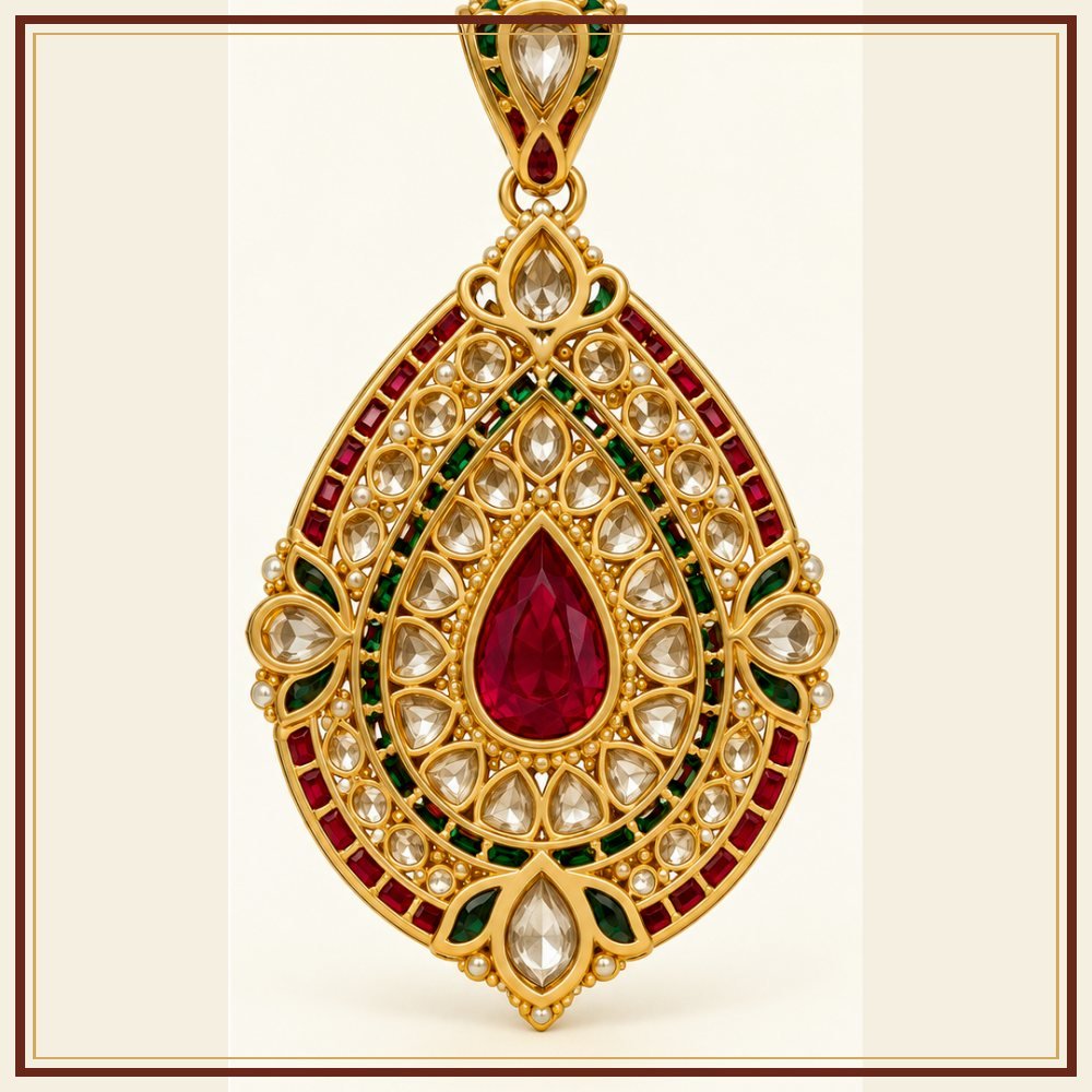 Maru Tara Kundan-Style Ornament Heritage Edition