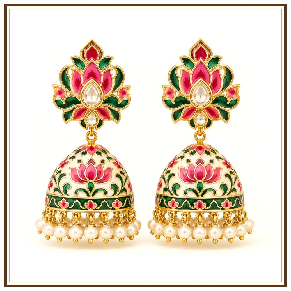 Maru Tara Moti-Style Earrings Heritage Edition