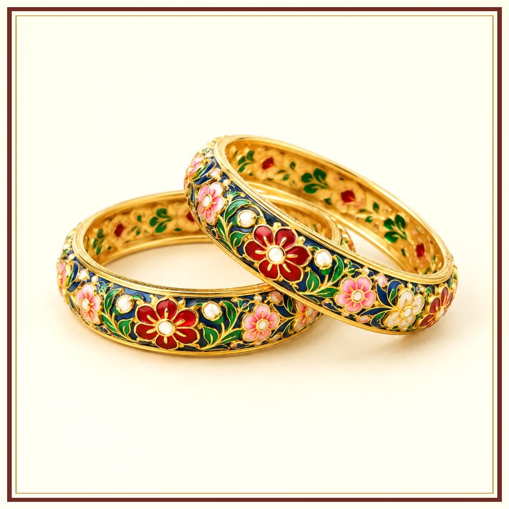 Maru Tara Rajasthani Glass Bangle Set