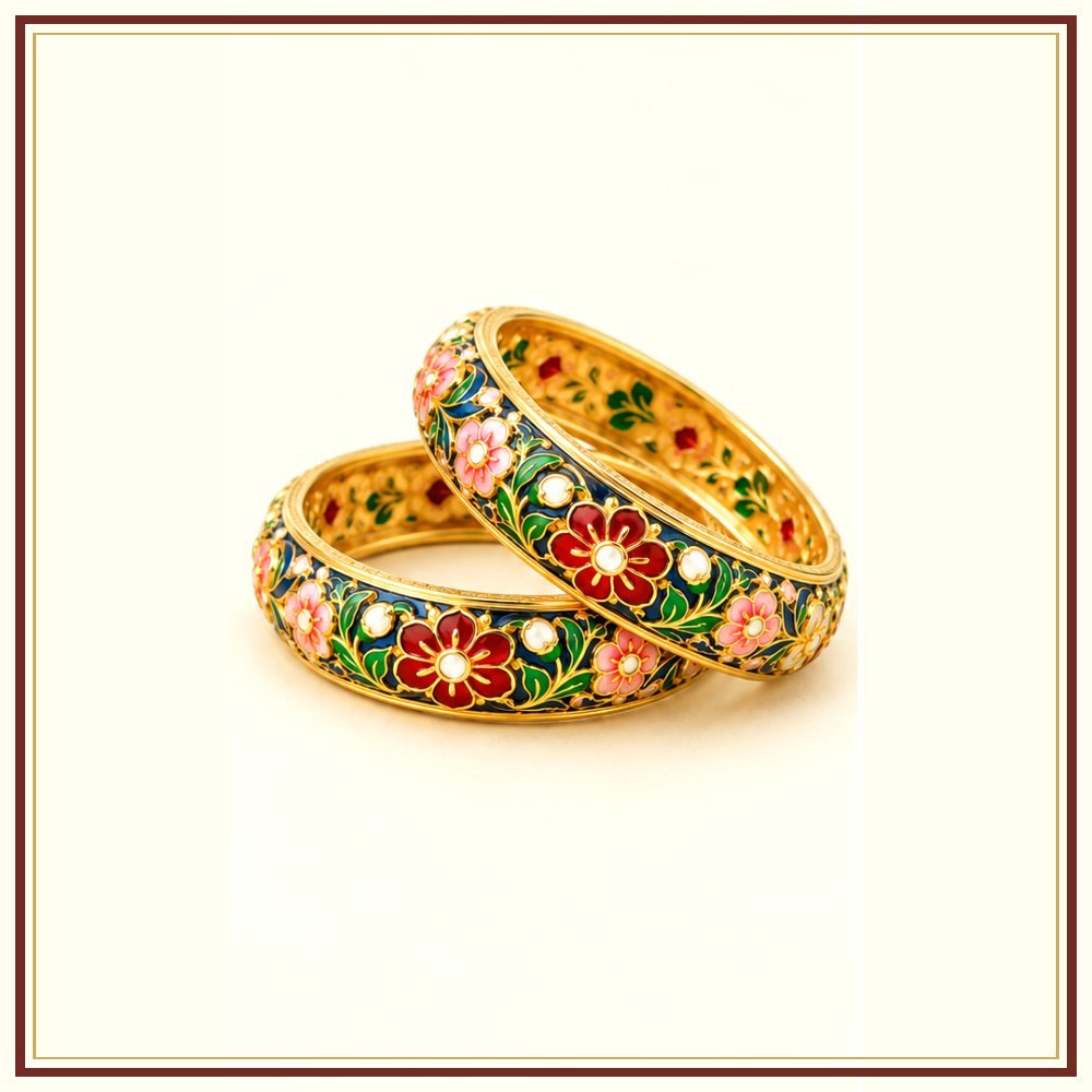 Maru Tara Rajasthani Glass Bangle Set