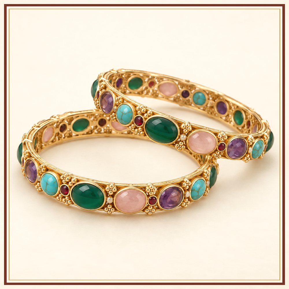Maru Tara Semi-Precious-Style Bangles Heritage Edition