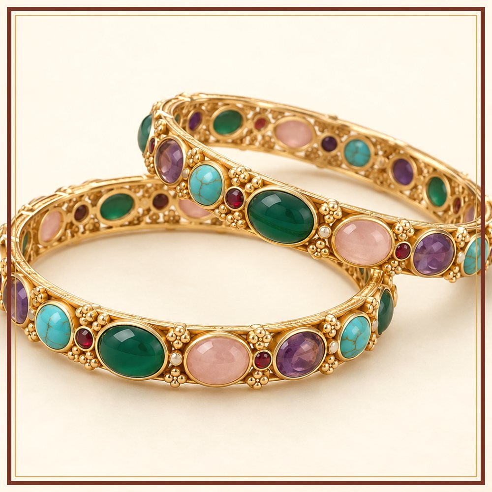 Maru Tara Semi-Precious-Style Bangles Heritage Edition