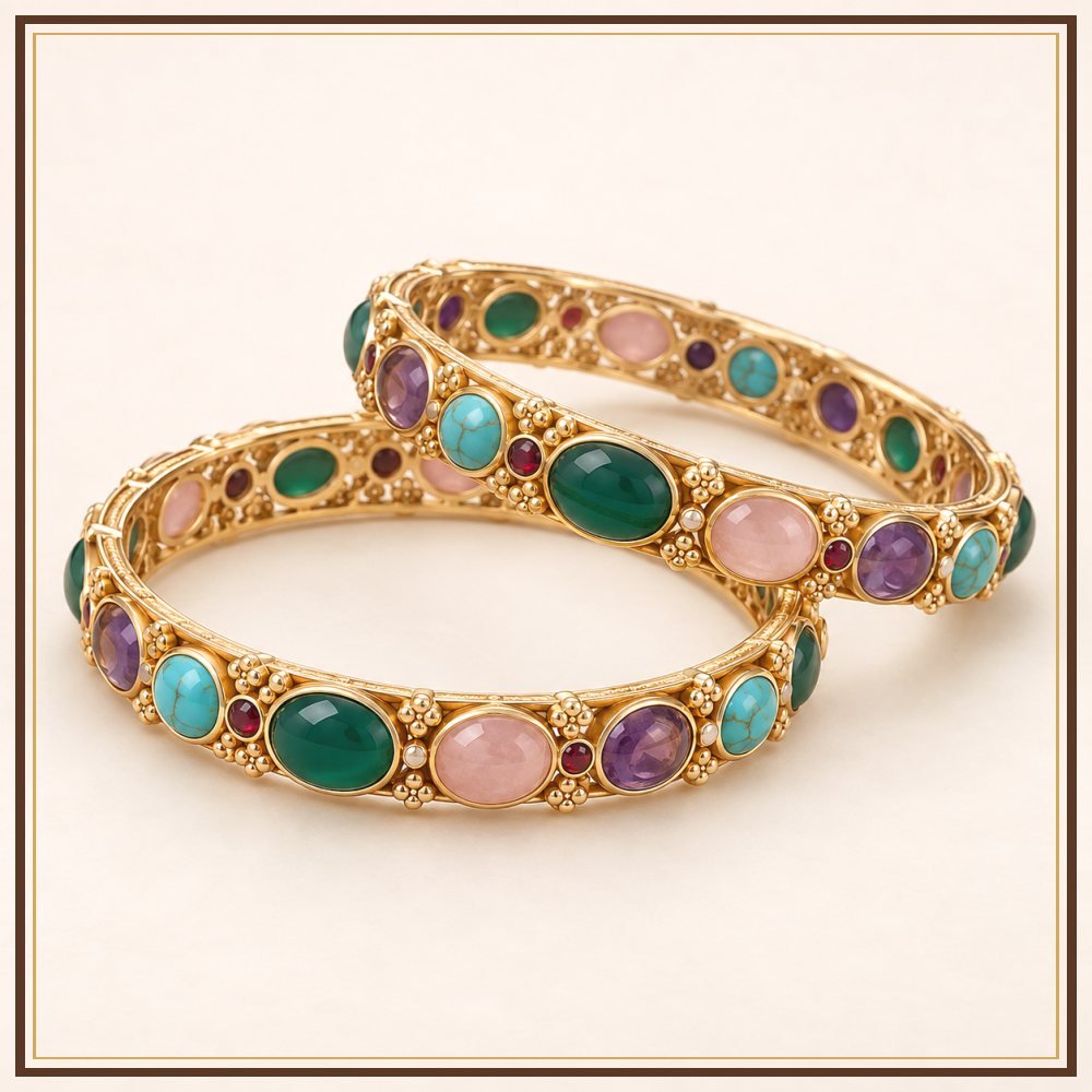Maru Tara Semi-Precious-Style Bangles Heritage Edition