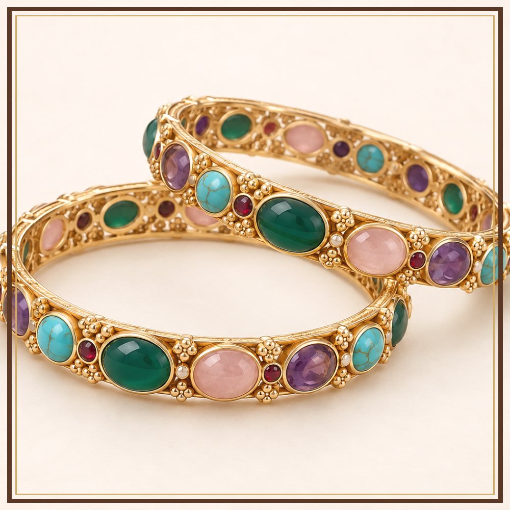 Maru Tara Semi-Precious-Style Bangles Heritage Edition