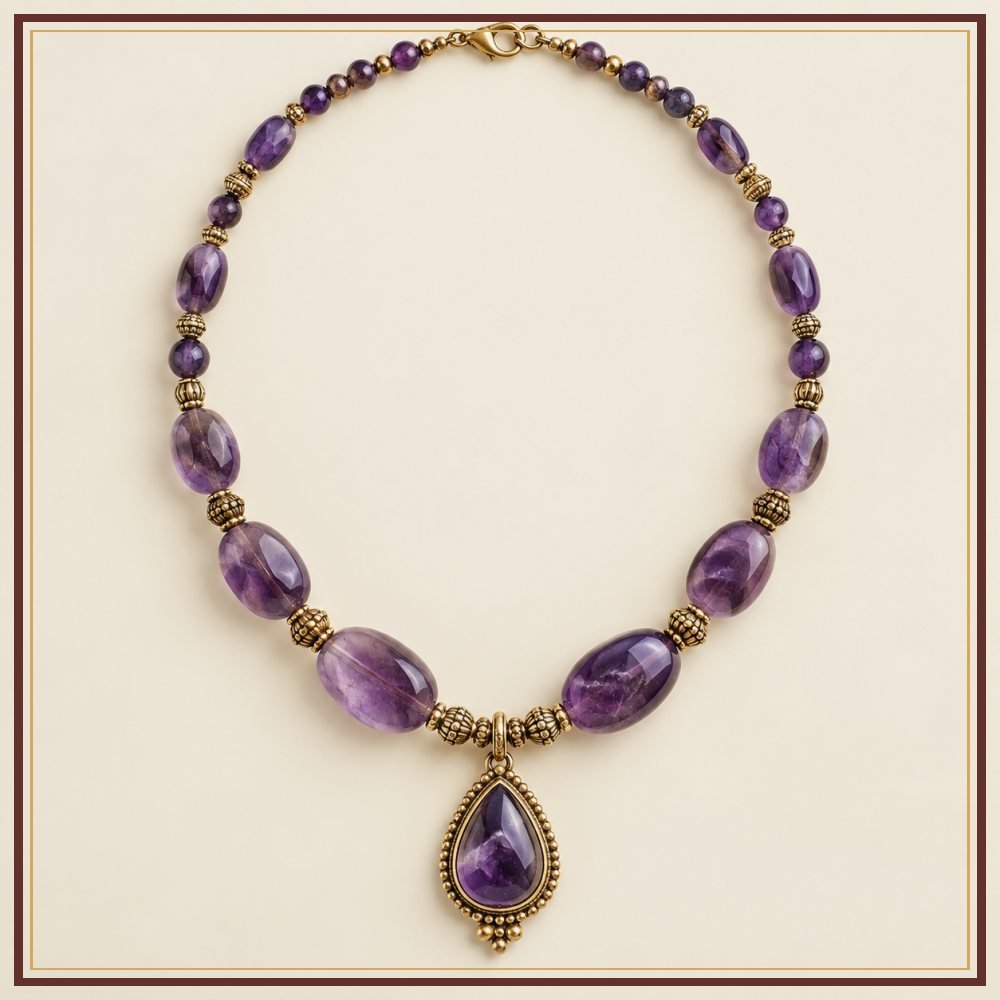 Maru Tara Semi-Precious-Style Necklace Heritage Edition