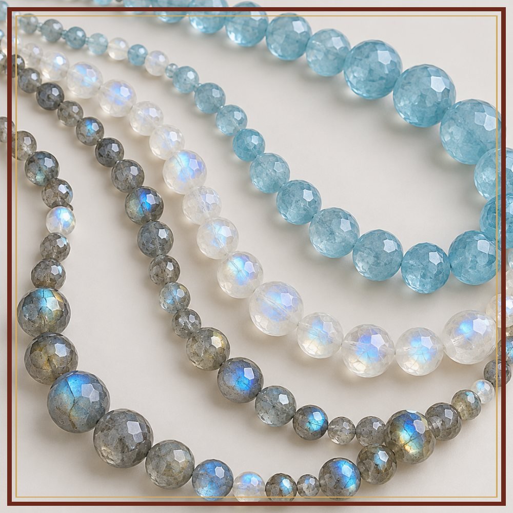 Moonstone Bead String – 5–6 mm