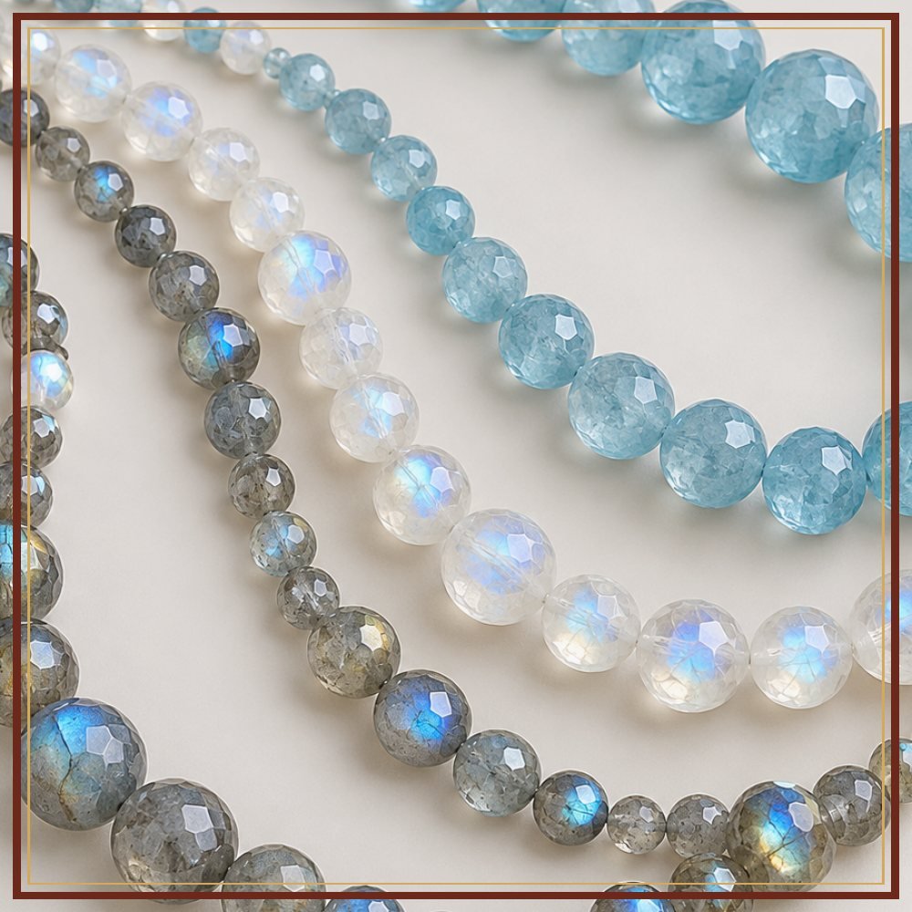 Moonstone Bead String – 5–6 mm
