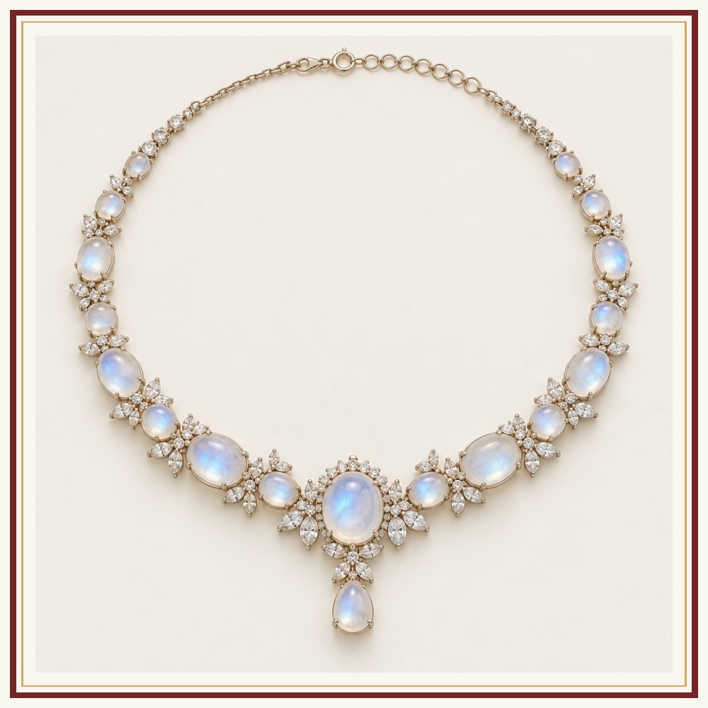 Moonstone Chandni Necklace
