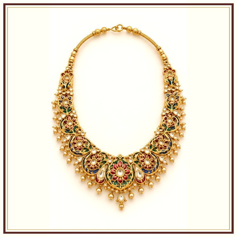 Mor Pankh Aad Necklace