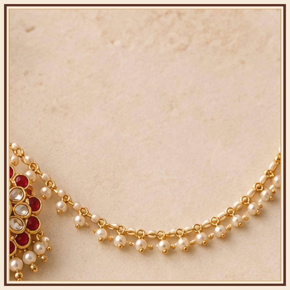 Mor Pankh Meenakari-Style Nose Pin