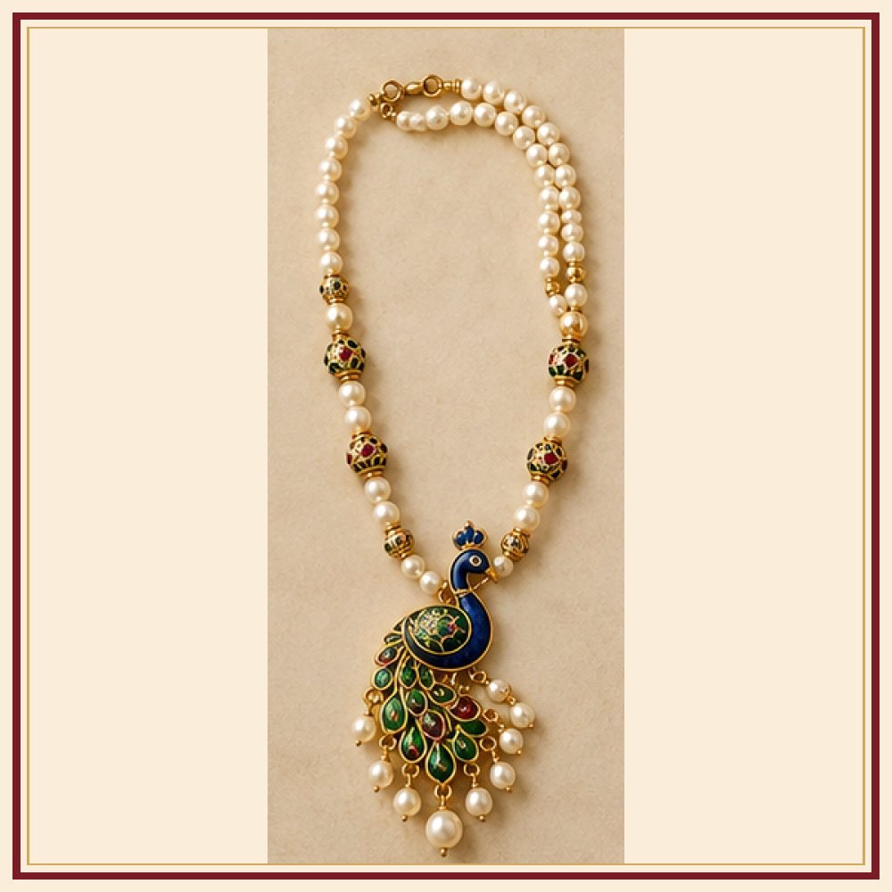 Mor Pankh Moti-Style Rani Haar Heritage Edition