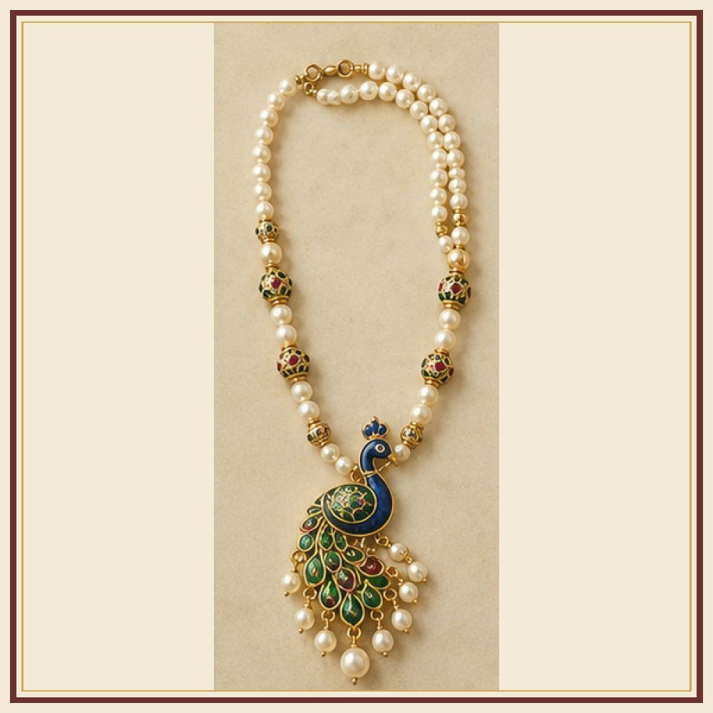 Mor Pankh Moti-Style Rani Haar Heritage Edition