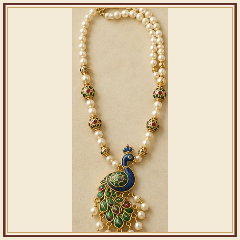 Mor Pankh Moti-Style Rani Haar Heritage Edition