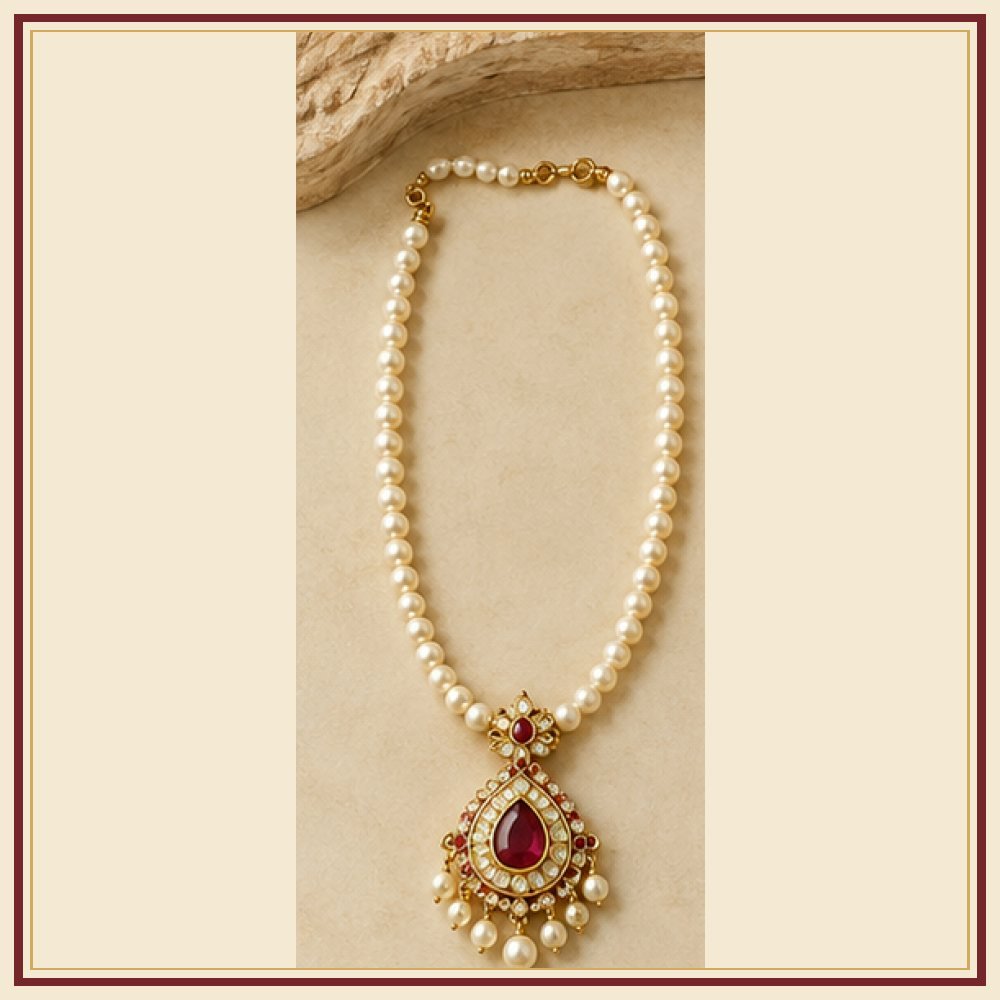 Mor Pankh Moti-Style Rani Haar Heritage Edition