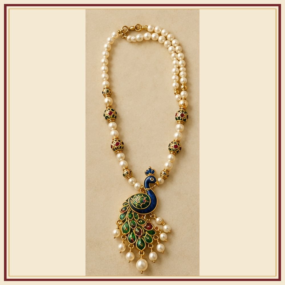 Mor Pankh Moti-Style Rani Haar Heritage Edition