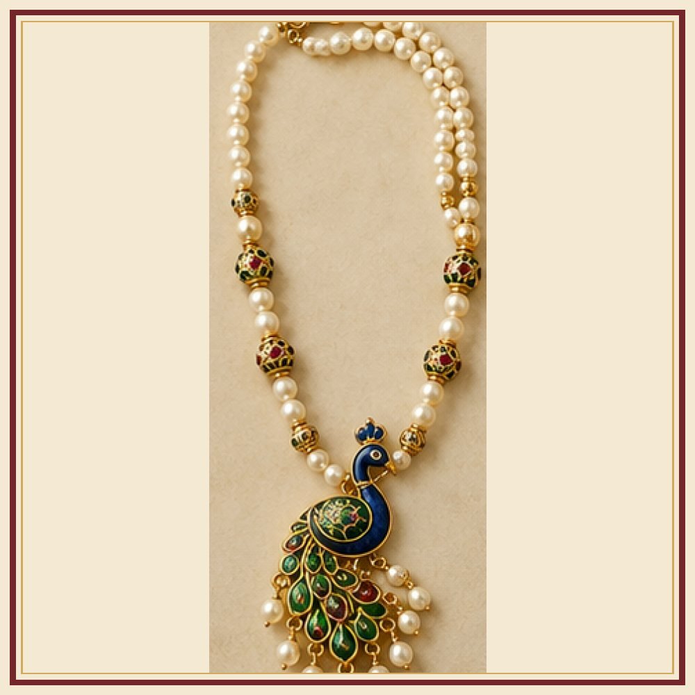 Mor Pankh Moti-Style Rani Haar Heritage Edition
