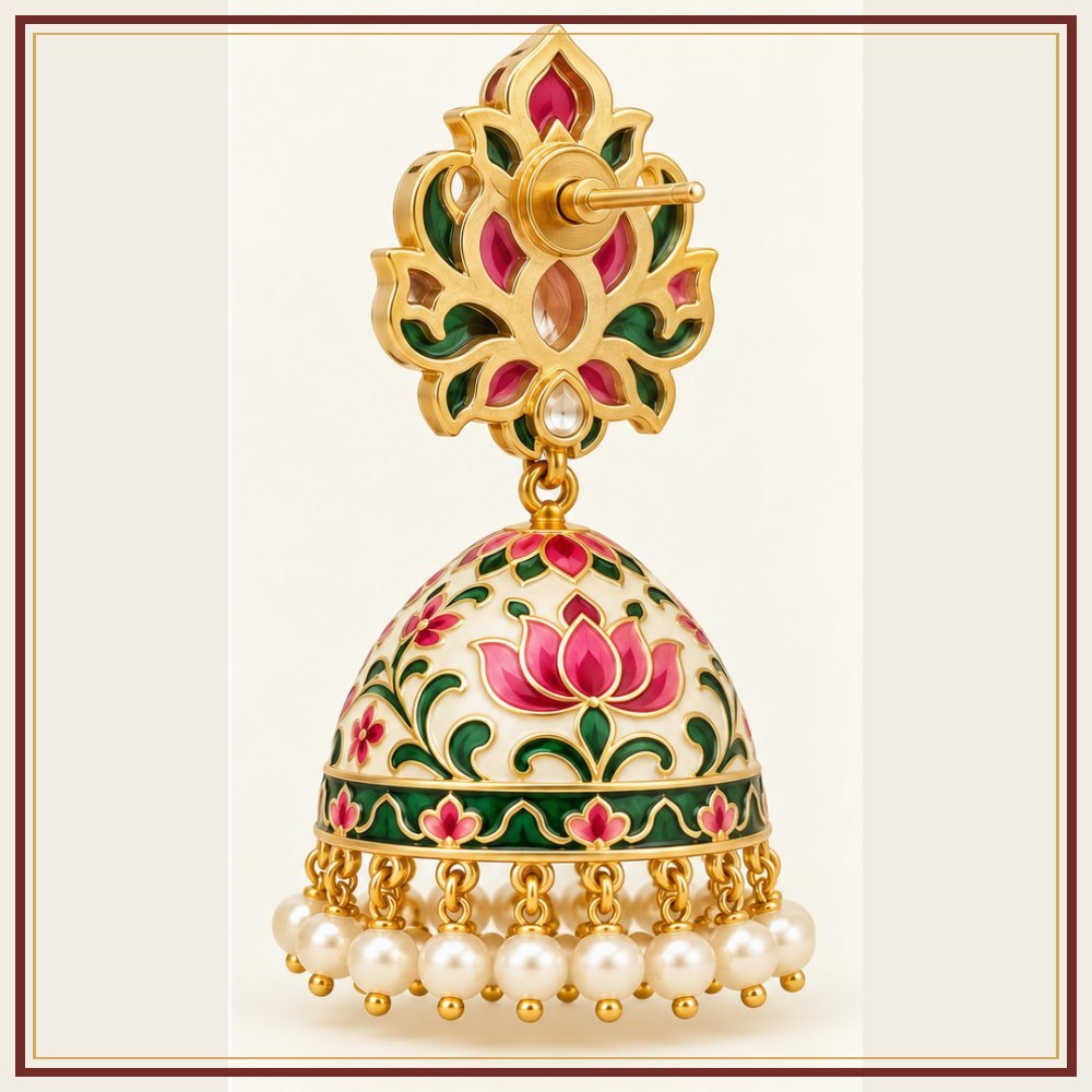 Mor Pankh Semi-Precious-Style Earrings Heritage Edition