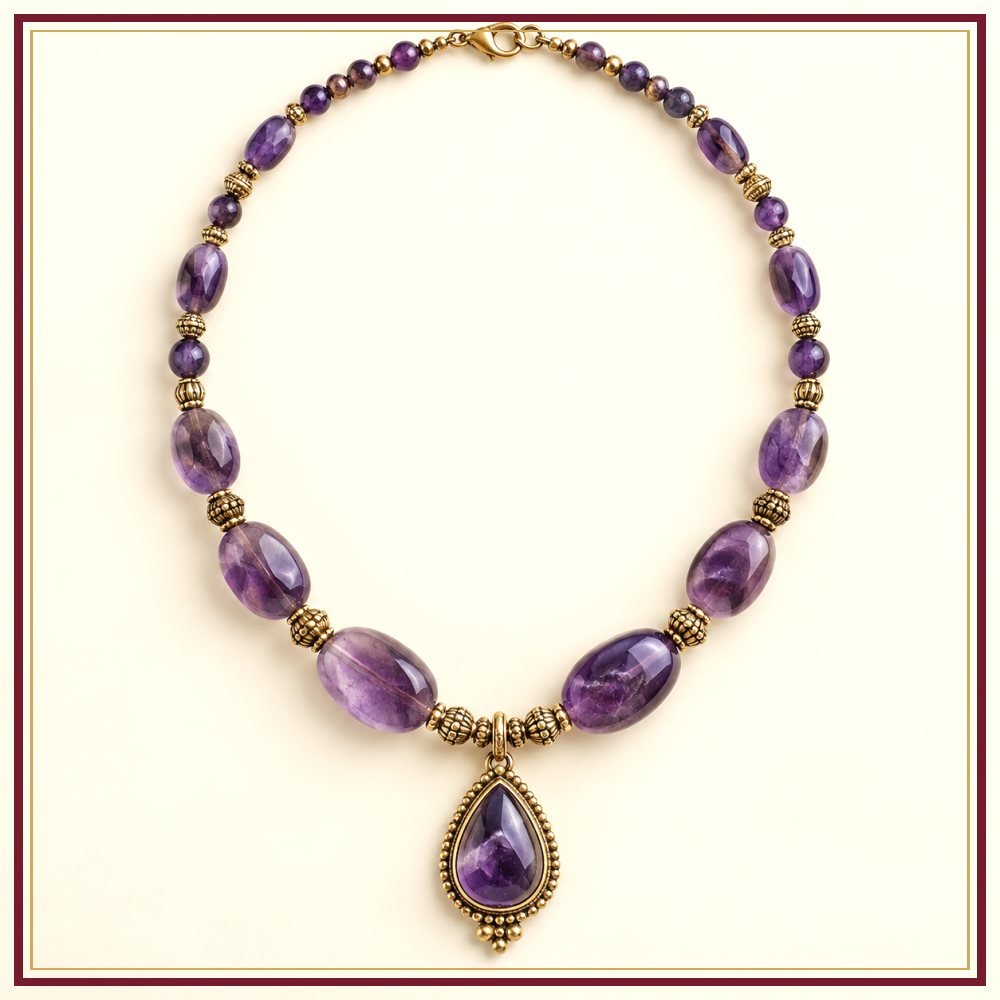 Mor Pankh Semi-Precious-Style Necklace Heritage Edition