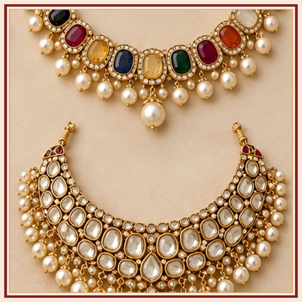 Padma Shringar Moti Necklace