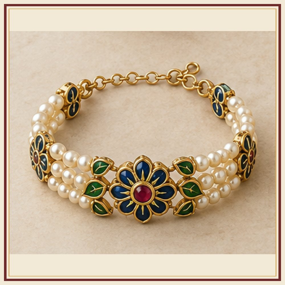 Panch Dhara Rajsi Moti Bracelet