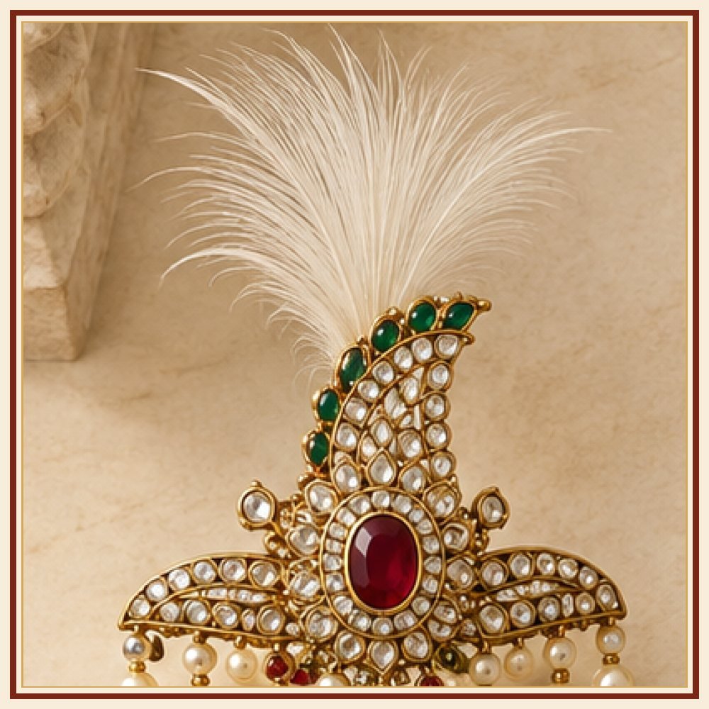 Panna Phool Men’s Ear Stud Pair