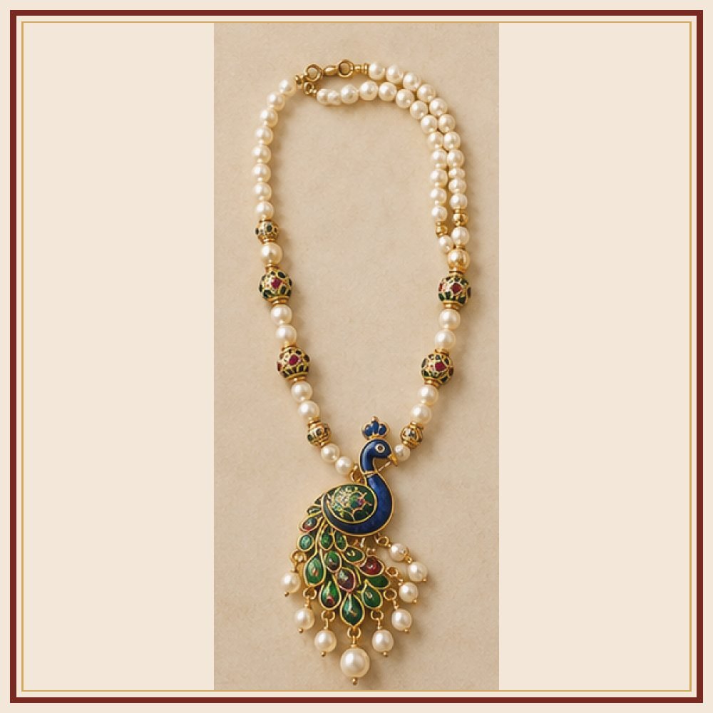 Phool Mandal Meenakari Moti Mala