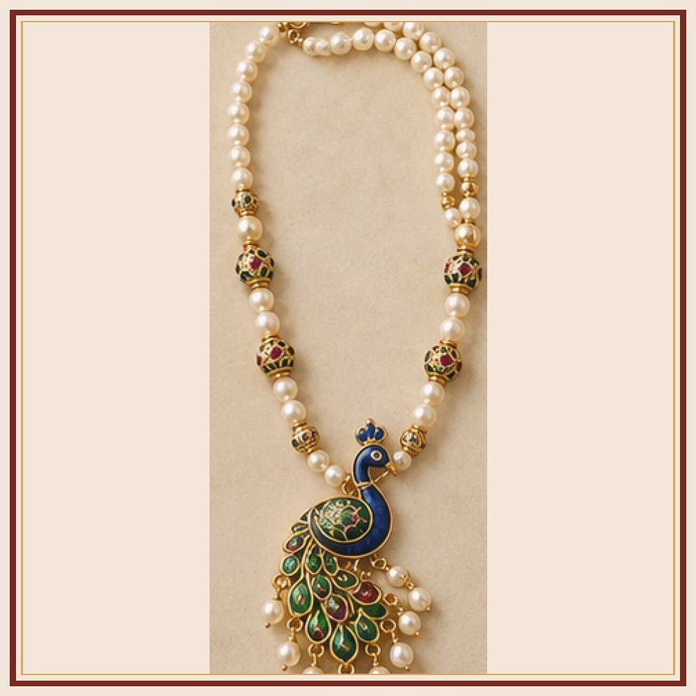 Phool Mandal Meenakari Moti Mala