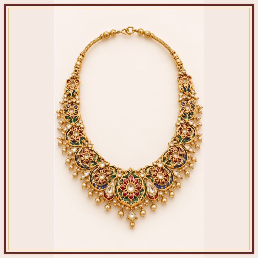 Phool Patti Aad Necklace