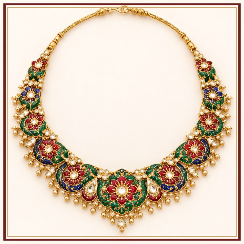 Phool Patti Rajasthani Bridal Jewellery Set