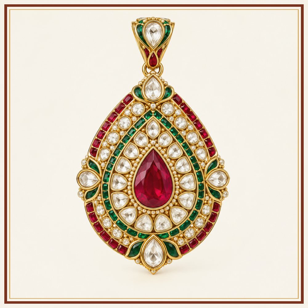 Raj Mandala Hathphool Hand Ornament