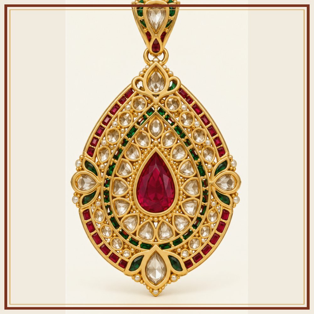 Raj Mandala Hathphool Hand Ornament